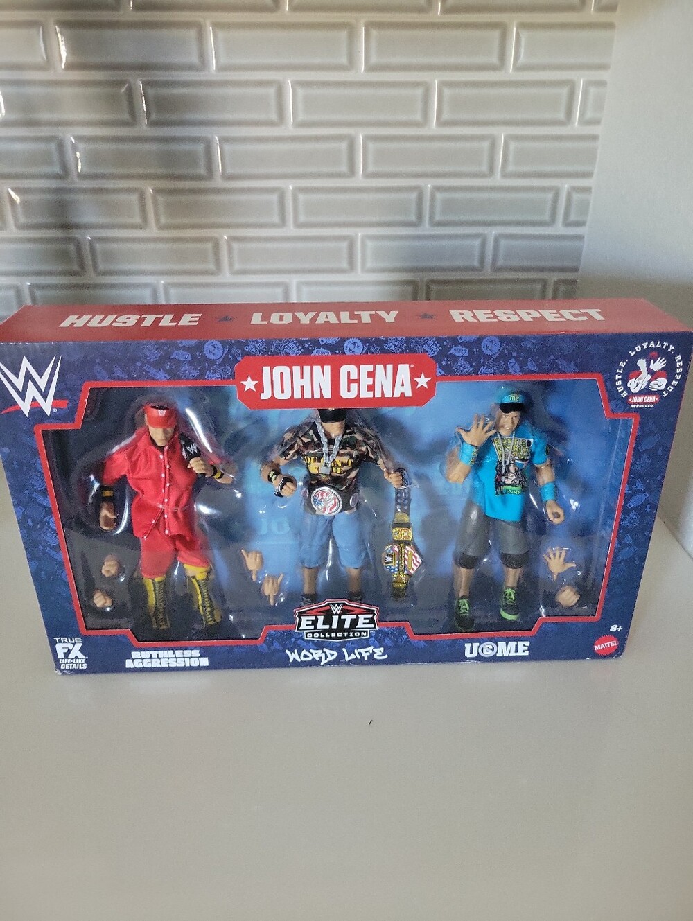 NEW WWE Elite Collection John Cena 3-Pack Collectible Set WWF Word Life 2025